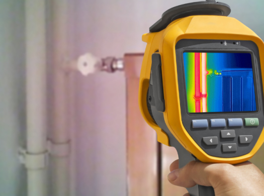 Camera thermique pour detecter une fuite en Israel