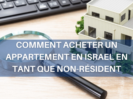 Immoneuf achat appartement Israel non resident