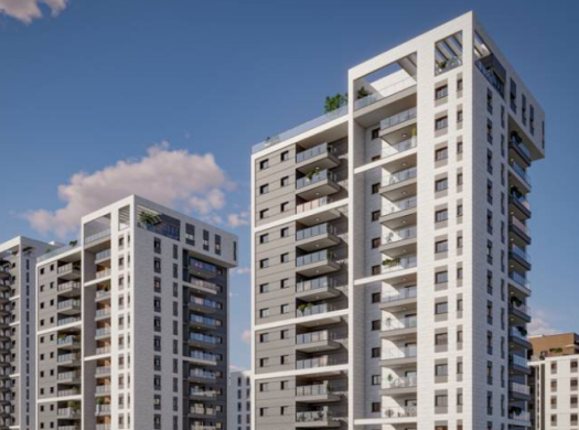 Projet appartements neufs 3 pièces à Kyriat Gat