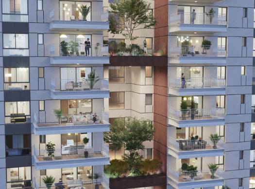 Projet neuf à Bat- GARDEN TOWERS: appartements 3 pièces à vendre