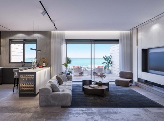 YAMA Ir Yamim (Dimri) — Appartements vue mer 5 pièces + penthouses, Netanya
