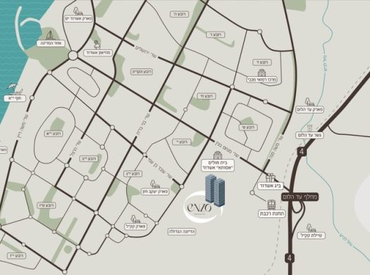 Projet neuf à Ashdod- 4 au 6 pièces- ENZO