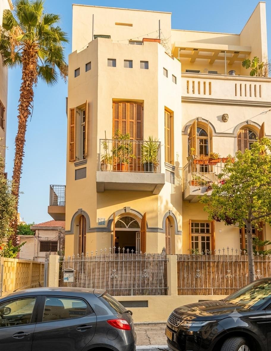 Immeuble de caractère rue Yehuda Halevy à Tel-Aviv, appartement 2 pièces 2e main