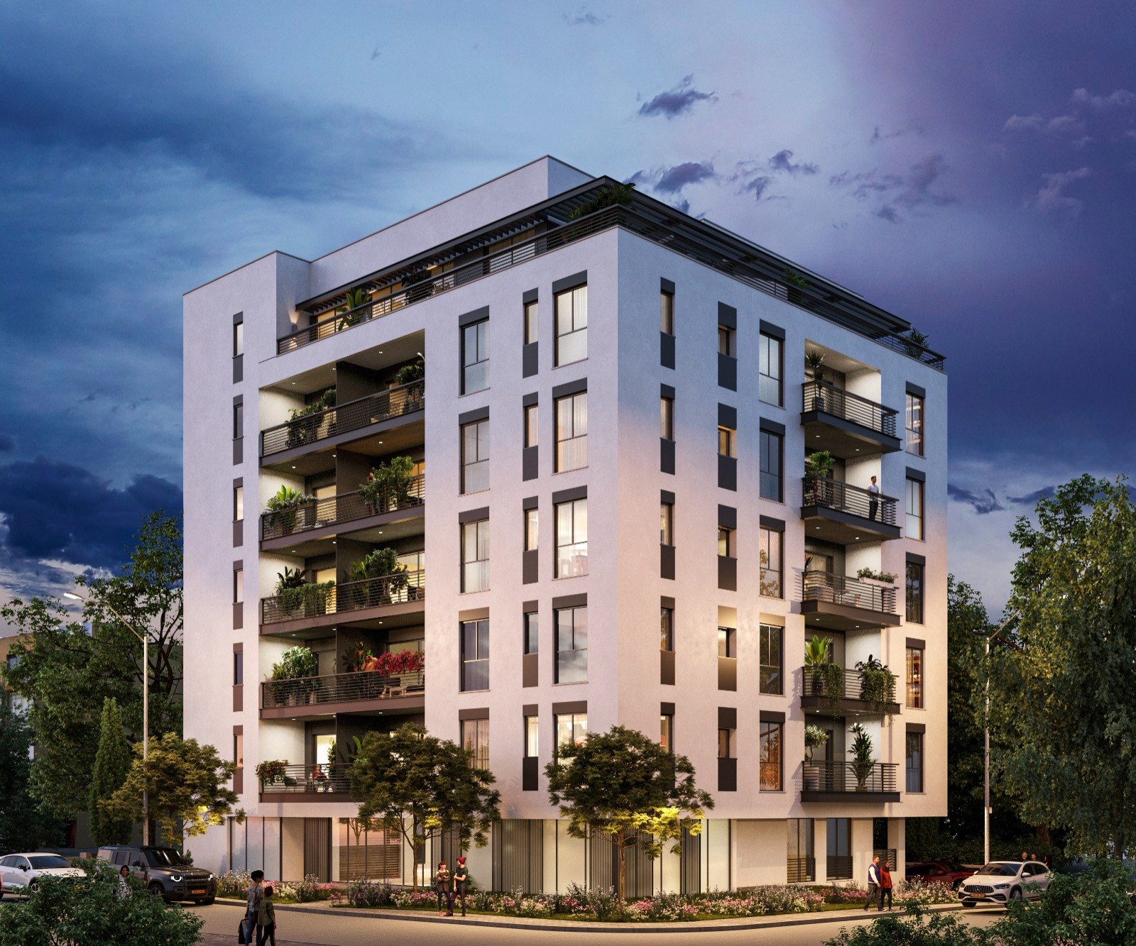 Immeuble neuf de standing rue Shmaryahu Levin à Holon, appartements 3 pièces